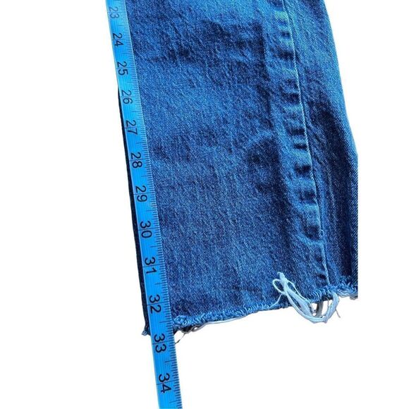 ‎Zara straight jeans with opening in legs women’s size 4 - Picture 5 of 6